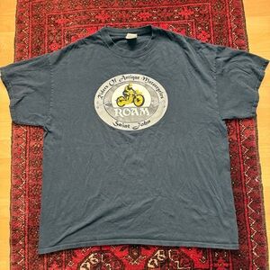 “Riders of antique motorcycles” print Tee Shirt Mens Size XL